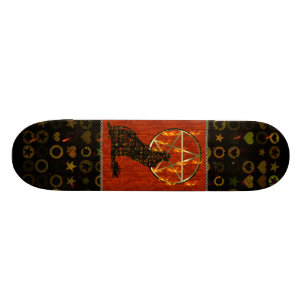 Wolf Pentagram Persoonlijk Skateboard