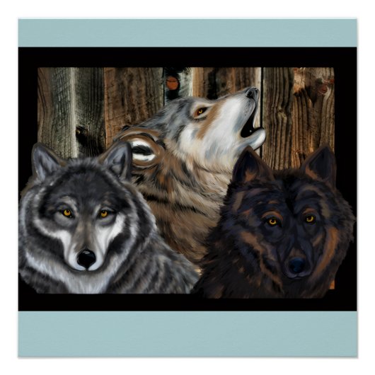 WOLF PERFECT POSTER (Voorkant)