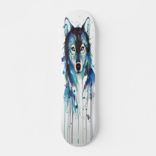 Wolf Persoonlijk Skateboard (Voorkant)