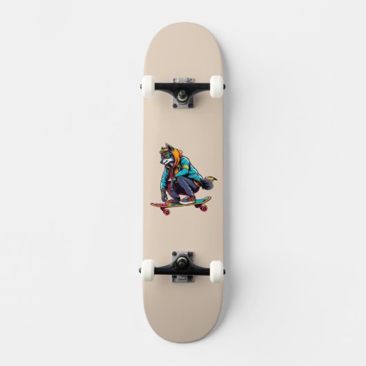 Wolf Persoonlijk Skateboard (Voorkant)