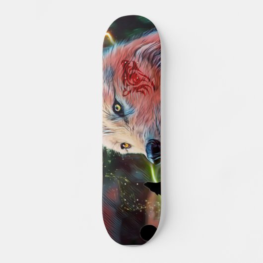 Wolf Persoonlijk Skateboard (Voorkant)