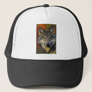 Wolf Photographic Art Spirit Animal Love Trucker Pet