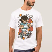 Wolf ping pong t-shirt (Voorkant)