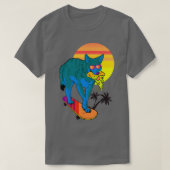 Wolf Pizza en Skateboarden T-shirt (Design voorkant)