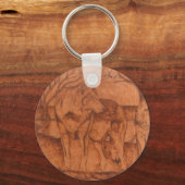 wolf.PNG Wolf Wood Burning Sleutelhanger (Voorkant)