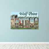 Wolf Point, Montana Canvas Afdruk (Insitu (Houten vloer))