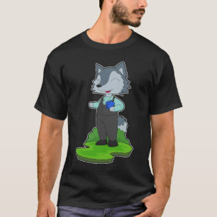 Wolf Poker Poker kaarten Kaartspel T-shirt