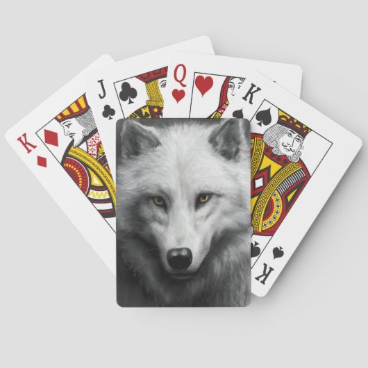 Wolf Pokerkaarten (Achterkant)