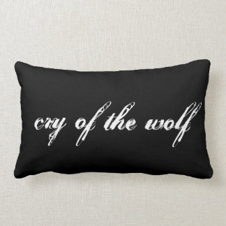 "Wolf" Polyester Lumbar Pillow Kussen