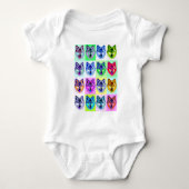 Wolf Pop Art Romper (Voorkant)