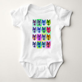Wolf Pop Art Romper