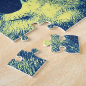 Wolf Pop Art - Wilde dieren Kunst Legpuzzel (Zijkant)