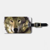 Wolf Portrait Bagagelabel (Voorkant horizontaal)