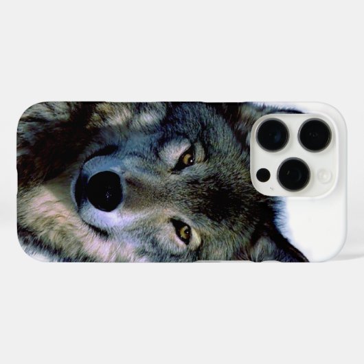 Wolf Portrait Case-Mate iPhone Case (Achterkant (horizontaal))