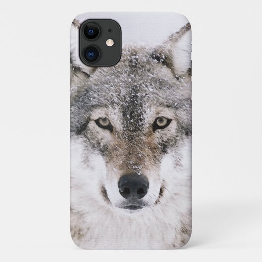 Wolf Portrait Case-Mate iPhone Case (Achterkant)