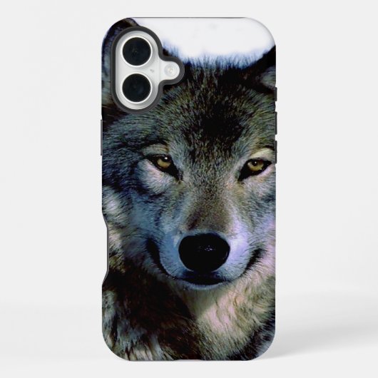 Wolf Portrait iPhone Hoesje (Achterkant)