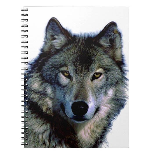 Wolf Portrait Notitieboek (Voorkant)