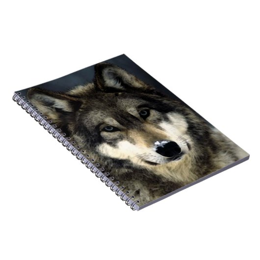 Wolf Portrait Notitieboek (Rechterzijde)