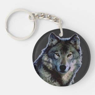Wolf Portrait Sleutelhanger