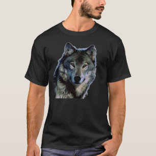 Wolf Portrait T Shirten T-shirt