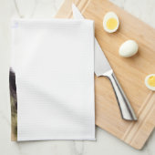 Wolf Portrait Theedoek (Quarter Fold)