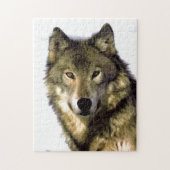 Wolf Portrait Wild Animals Legpuzzel (Verticaal)