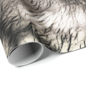 Wolf portret cadeaupapier (Rol Hoek)