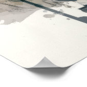 Wolf Portret Dier Schilderen Wildlife Forest Poster (Hoek)