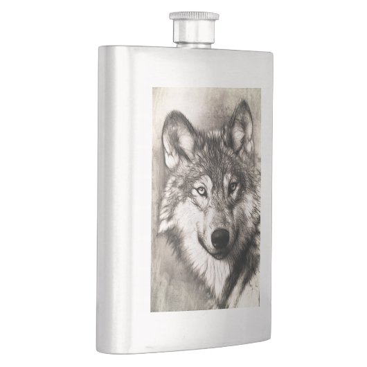Wolf portret flacon (Rechts)