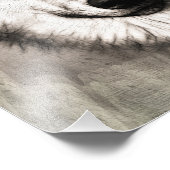 Wolf portret foto afdruk (Hoek)