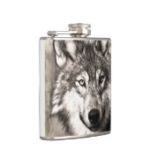 Wolf portret heupfles (Rechts)