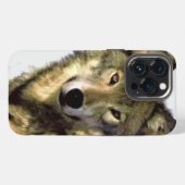 Wolf Portret iPhone Hoesje (Achterkant horizontaal)