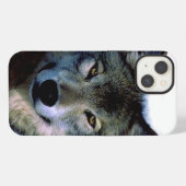 Wolf Portret iPhone Hoesje (Achterkant horizontaal)
