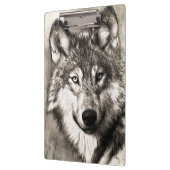 Wolf portret klembord (Links)