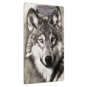 Wolf portret klembord (Rechts)