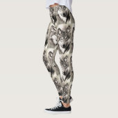 Wolf portret leggings (Links)
