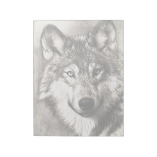 Wolf portret notitieblok