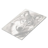 Wolf portret notitieblok (Schuin)