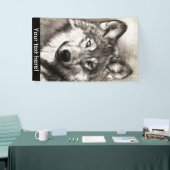 Wolf portret spandoek (Beurs)