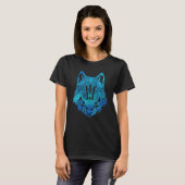 Wolf Portret Wildlife Forest Dier Predator Wolf T-shirt (Voorkant volledig)