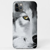 Wolf Portret Zwart Wit Case-Mate iPhone Case (Achterkant)