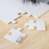 Wolf Portret Zwart Wit Legpuzzel (Zijkant)