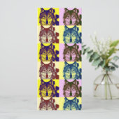 Wolf Portretuitnodiging Kaart (Staand voorkant)