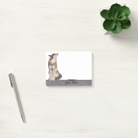 Wolf Post-It Notes (Kantoor)
