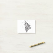 Wolf Post-it® Notes (Op bureau)