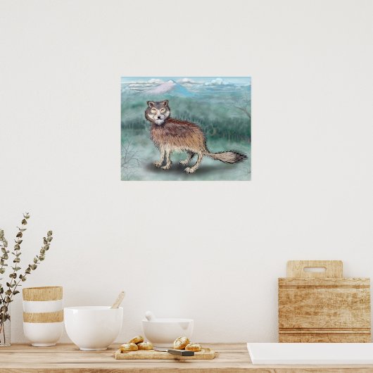 Wolf Poster (Keuken)