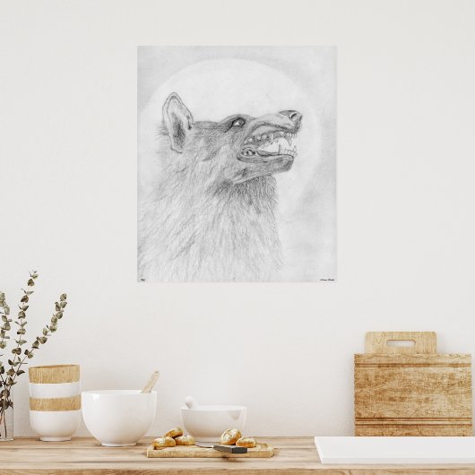 Wolf Poster (Keuken)