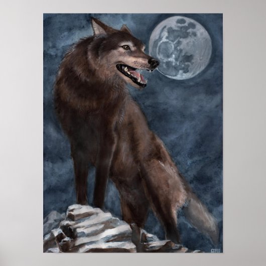 Wolf Poster (Voorkant)