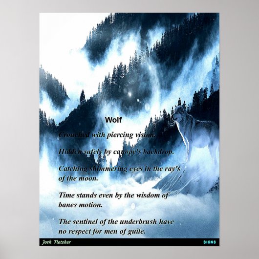 Wolf Poster (Voorkant)