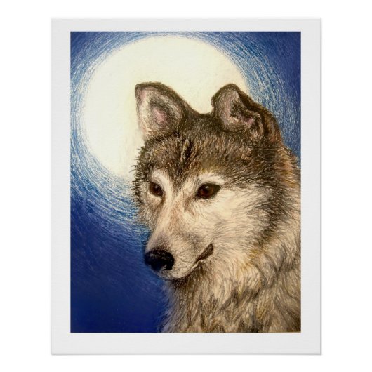 Wolf poster (Voorkant)
